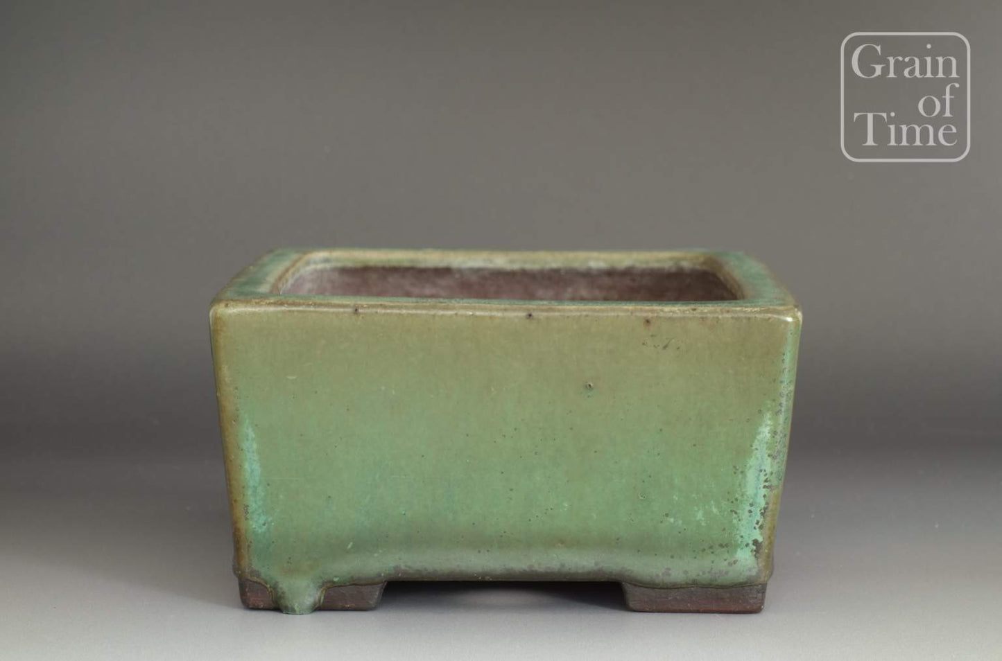 Yamaaki (Tokoname) Green Glazed Rectangle - 7¾ in (20cm)