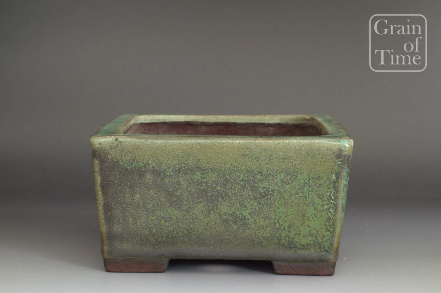 Yamaaki (Tokoname) Green Glazed Rectangle - 7¾ in (20cm)